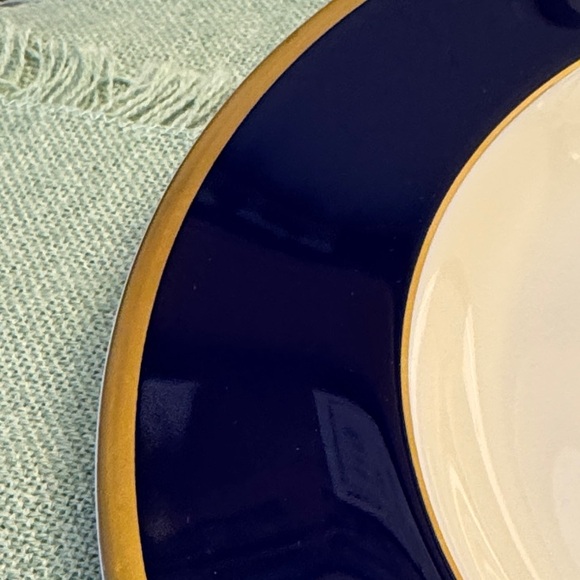 Elegant Blue and Gold Horse Design Plates - Picture 9 of 15